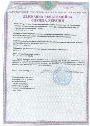 Выписка из гос. реестра (стр. 3).
